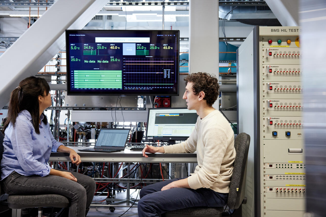 CircuBAT-Forschende an der Arbeit.