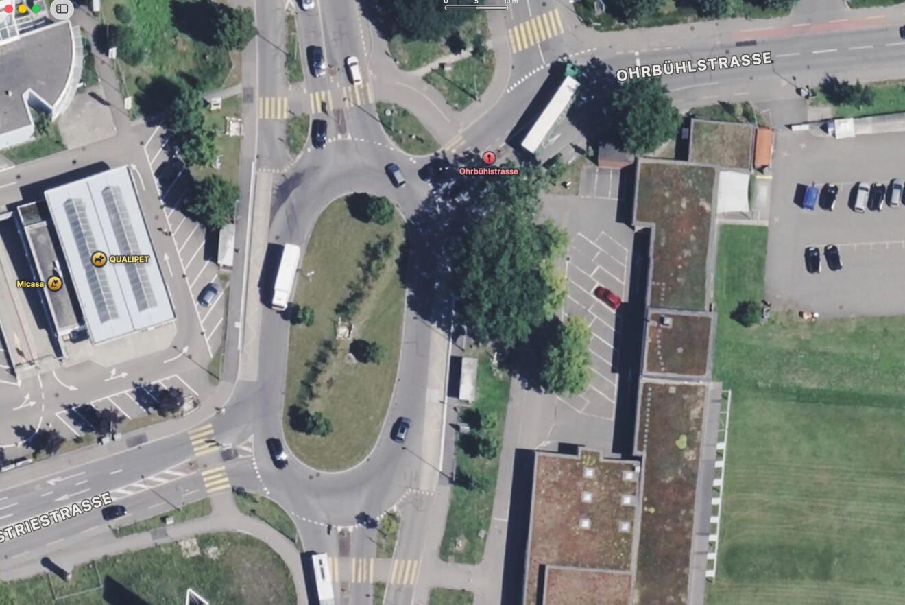 Schwammkreisel entsteht in Winterthur