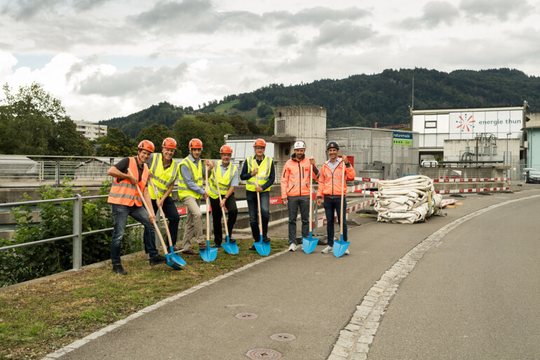 Thuner Fische erhalten neue Aufstiegshilfe